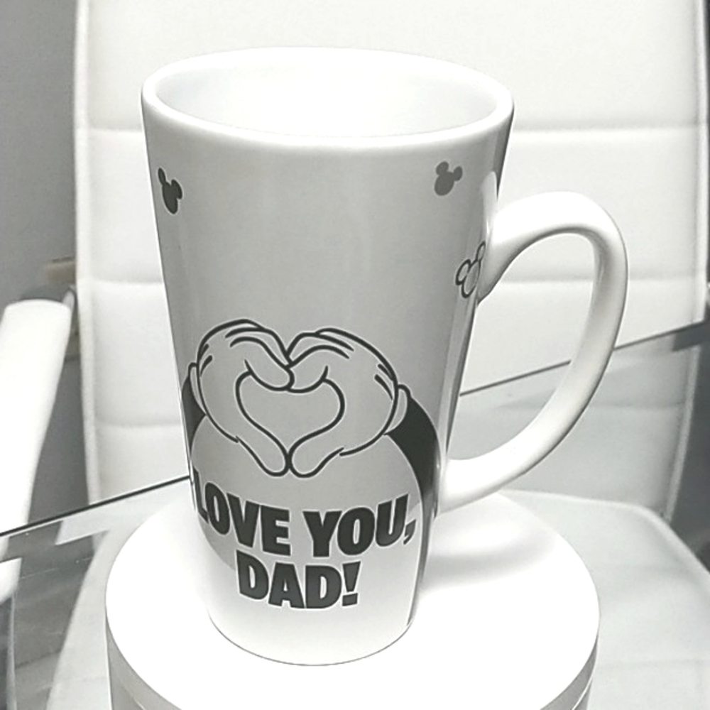 Disney Mickey "LOVE YOU DAD" Ceramic Mug